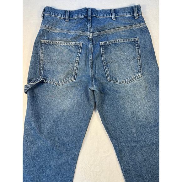 Reformation Denim Kealy Carpenter Utility Jeans 30 High Rise Relaxed Straight - Picture 7 of 13